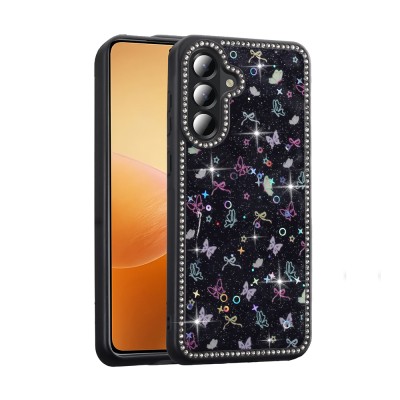 Galaxy A36 Kılıf Taşlı ve Simli Tasarım Zore Azra Kapak - 2