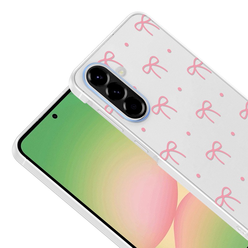 Galaxy A37 Case with Camera Protector, Patterned Zore Clip Cover - 10