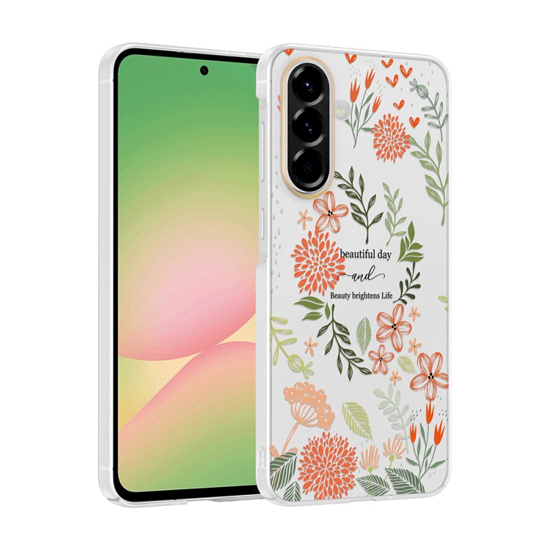 Galaxy A37 Kılıf Kamera Korumalı Desenli Zore Klip Kapak - 4