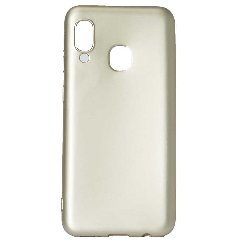 Galaxy A40 Kılıf Zore Premier Silikon Kapak - Gold