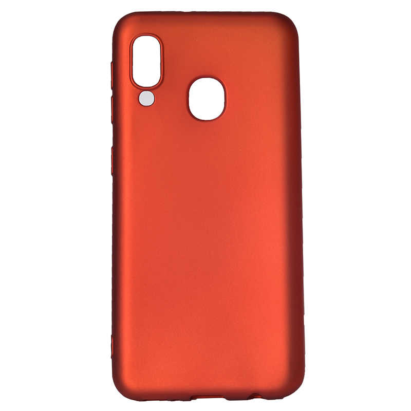 Galaxy A40 Kılıf Zore Premier Silikon Kapak - Kırmızı