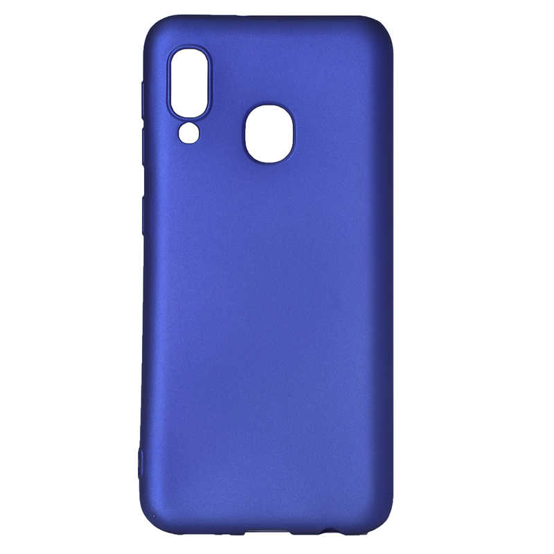 Galaxy A40 Kılıf Zore Premier Silikon Kapak - Saks Mavi
