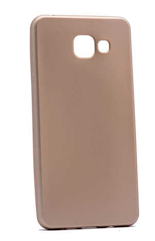 Galaxy A5 2016 Kılıf Zore Premier Silikon Kapak - Gold