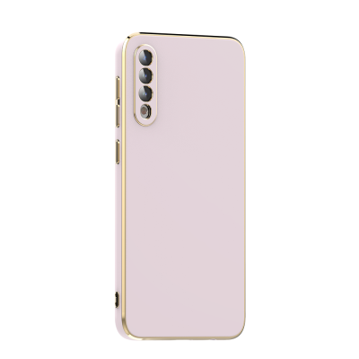 Galaxy A50 Case Zore Bark Cover Rose Gold