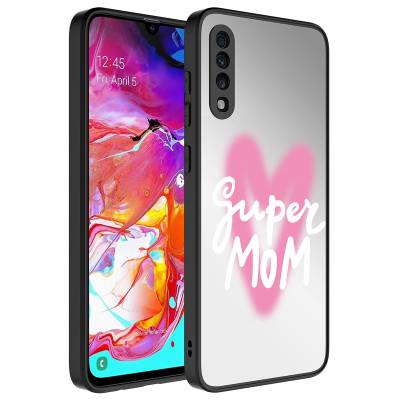 Galaxy A50 Kılıf Aynalı Desenli Kamera Korumalı Parlak Zore Mirror Kapak - Zore