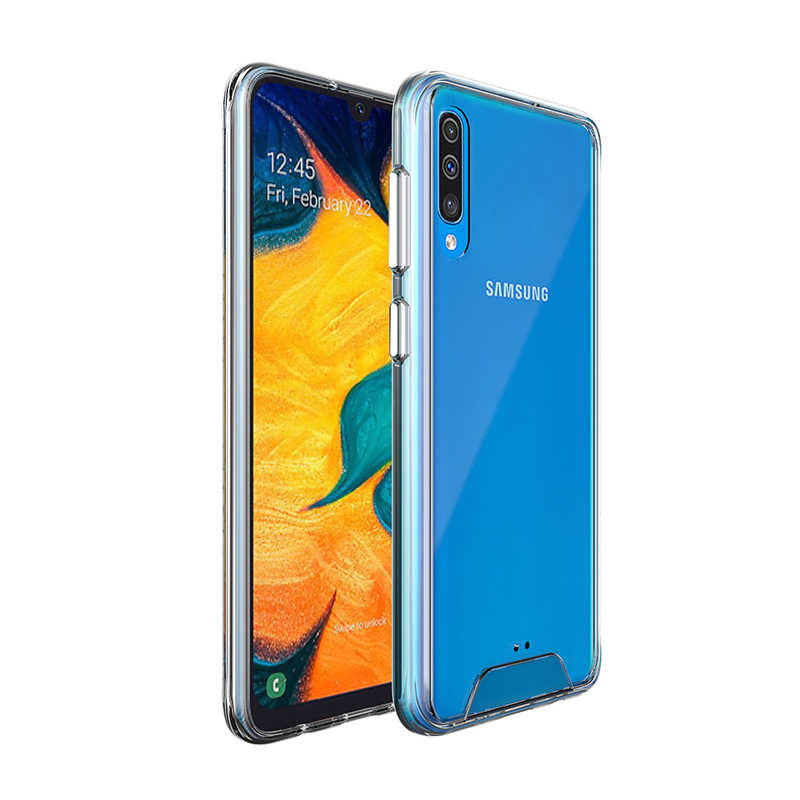 Galaxy A50 Kılıf Zore Gard Silikon - Renksiz