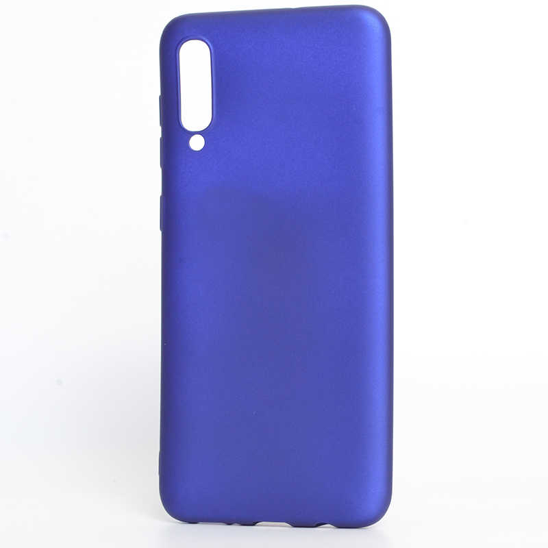 Galaxy A50 Kılıf Zore Premier Silikon Kapak - Saks Mavi