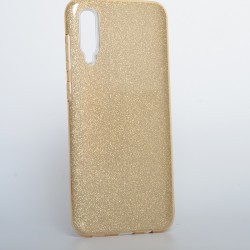 Galaxy A50 Kılıf Zore Shining Silikon Gold
