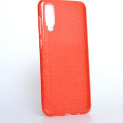 Galaxy A50 Kılıf Zore Shining Silikon Kırmızı