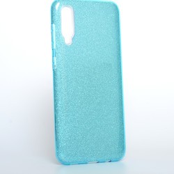 Galaxy A50 Kılıf Zore Shining Silikon Mavi