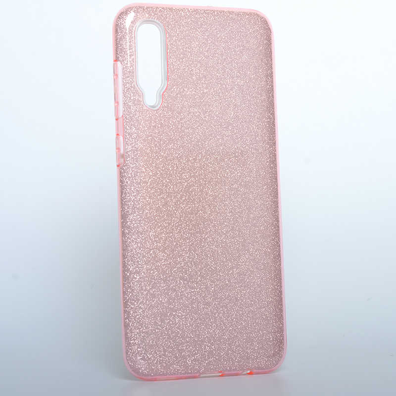 Galaxy A50 Kılıf Zore Shining Silikon - Rose Gold