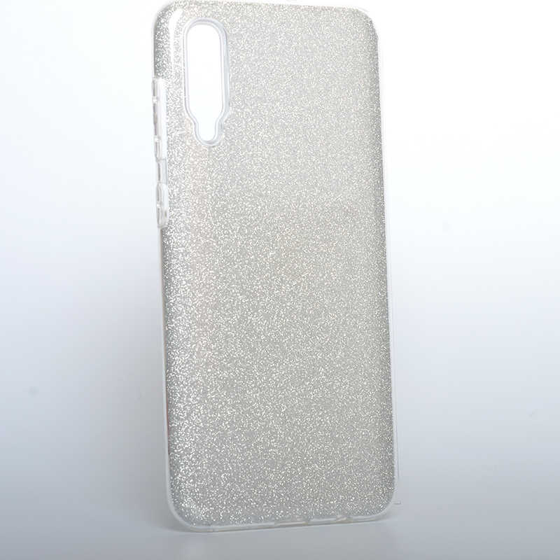 Galaxy A50 Kılıf Zore Shining Silikon - Gümüş