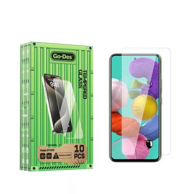 Galaxy A51 Go Des Parmak İzi Bırakmayan 9H Oleofobik Bom Glass Ekran Koruyucu - 2