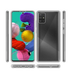 Galaxy A51 Kılıf Zore Enjoy Kapak Renksiz