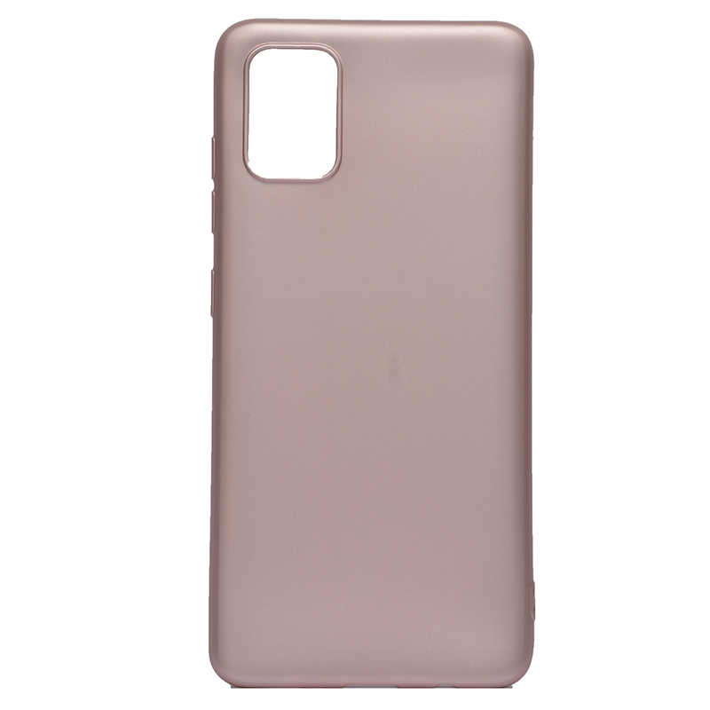 Galaxy A51 Kılıf Zore Premier Silikon Kapak - Rose Gold