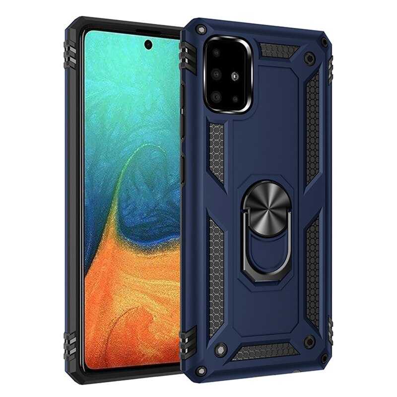 Galaxy A51 Kılıf Zore Vega Kapak - Mavi