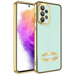 Galaxy A53 5G Kılıf Kamera Korumalı Logo Gösteren Zore Omega Kapak - Zore