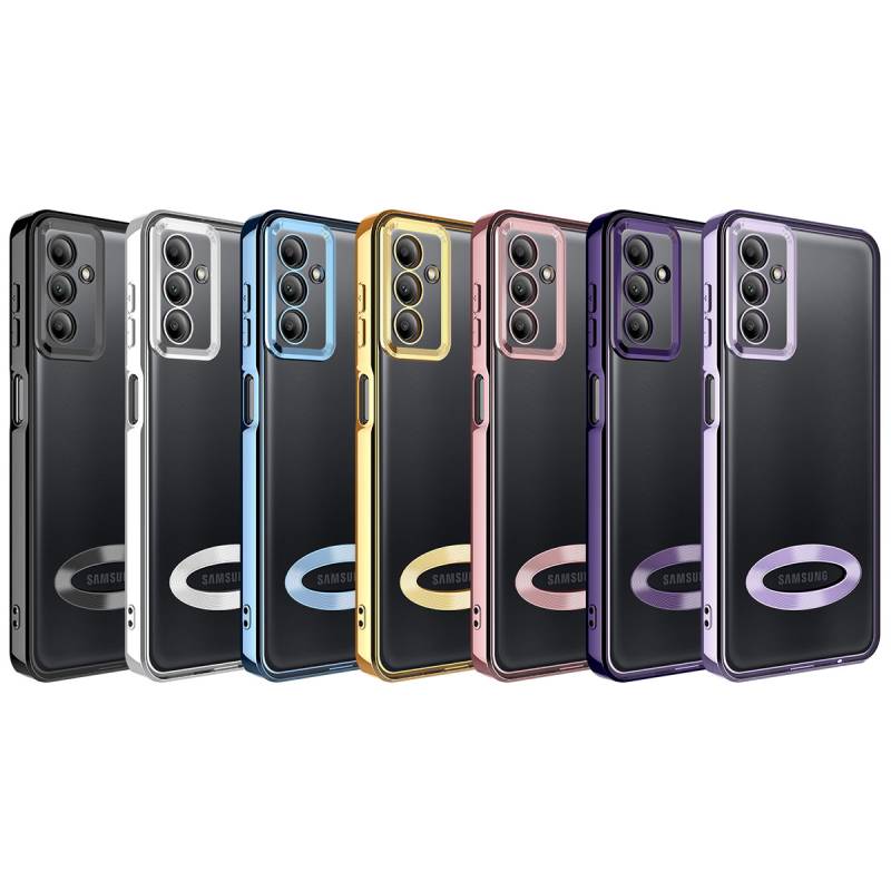 Galaxy A54 Kılıf Kamera Korumalı Logo Gösteren Zore Omega Kapak - 3