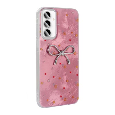Galaxy A55 Case Camera Protection Figured Zore Ponti Silicone Cover - 6