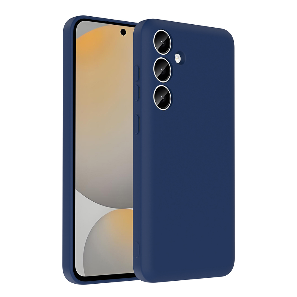 Galaxy A55 Kılıf Kamera Korumalı Kartlık Hazneli NXXA Vitra Kapak - Lacivert