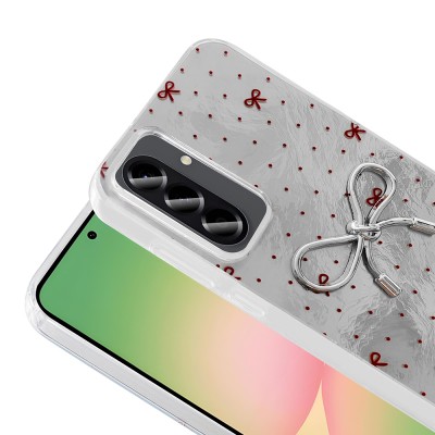 Galaxy A56 Case Camera Protection Figured Zore Ponti Silicone Cover - 9