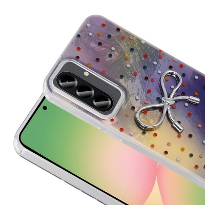 Galaxy A56 Case Camera Protection Figured Zore Ponti Silicone Cover - 11