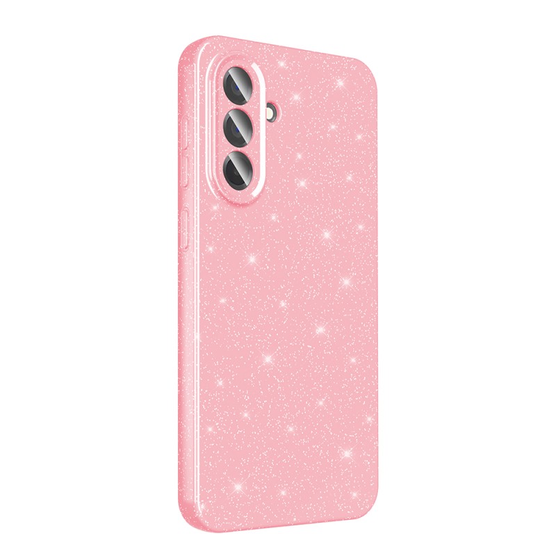 Galaxy A56 Case Camera Protection Glitter Luxury Zore Cotton Cover - 6