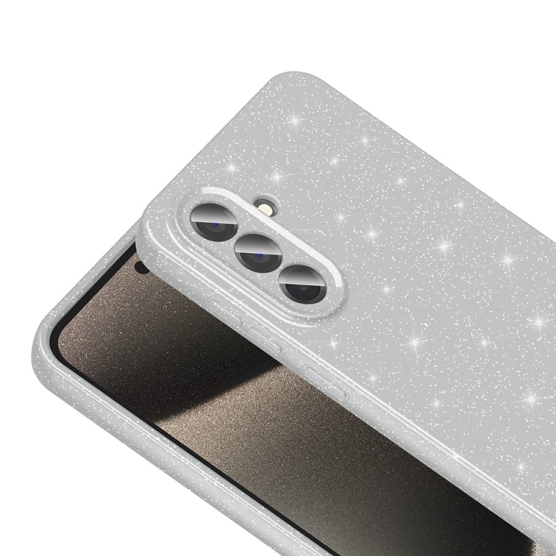 Galaxy A56 Case Camera Protection Glitter Luxury Zore Cotton Cover - 11