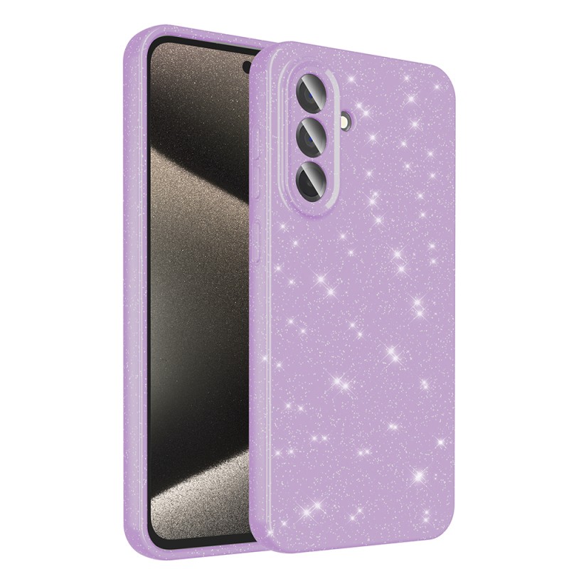 Galaxy A56 Case Camera Protection Glitter Luxury Zore Cotton Cover - 2