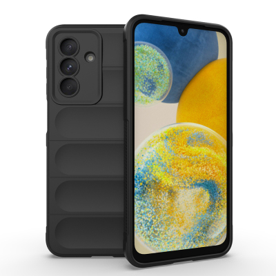 Galaxy A56 Case Flexible TPU Hollow Back Surface Design Zore Ethnic Silicone Cover - Zore