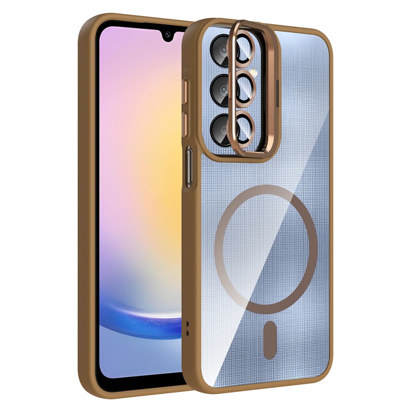 Galaxy A56 Case Stand and Camera Lens Gift Zore Etro Cover - 4