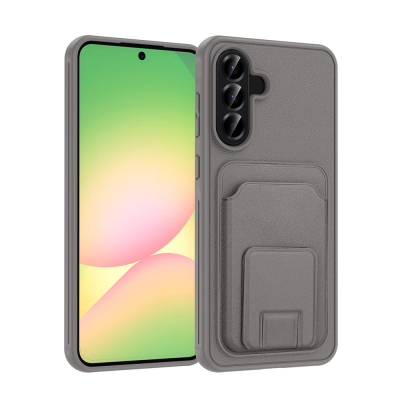 Galaxy A56 Case with Card Holder TPU Zore Bikart Cover - Zore