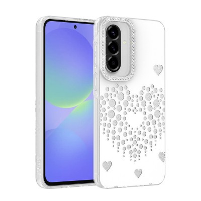 Galaxy A56 Kılıf Damla Taşlı Zore Rivas Sert PC Kapak - 3