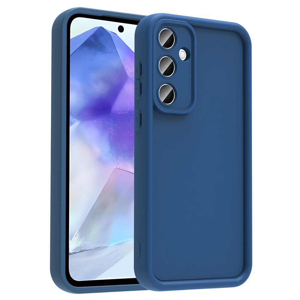 Galaxy A56 Kılıf Kamera Korumalı NXXA Ananas Kapak - Koyu Yeşil