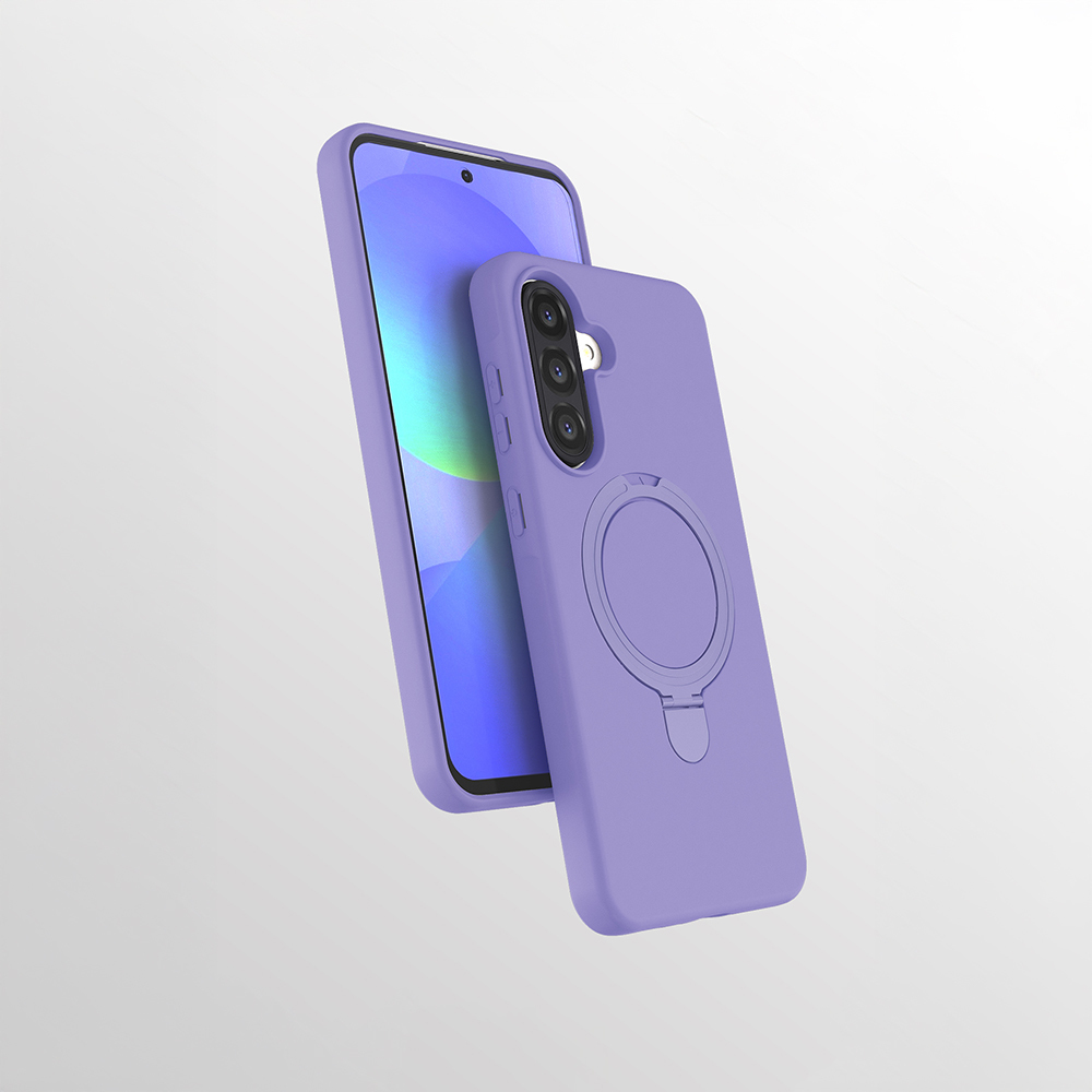 Galaxy A56 Kılıf M-safe Şarj Özellikli Standlı NXXA Samara Kapak - Lila