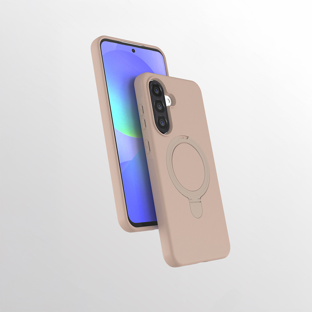 Galaxy A56 Kılıf M-safe Şarj Özellikli Standlı NXXA Samara Kapak - Desert Gold