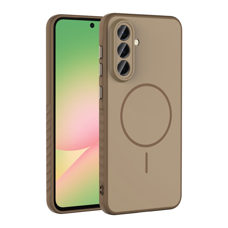 Galaxy A56 Kılıf M-safe Şarj Özellikli Zore Tea Kapak - 3