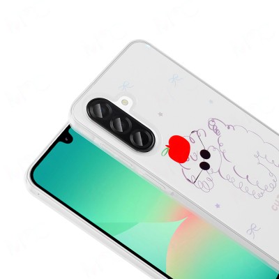 Galaxy A56 Kılıf Şeffaf Figürlü Zore Folk Sert Kapak - 13