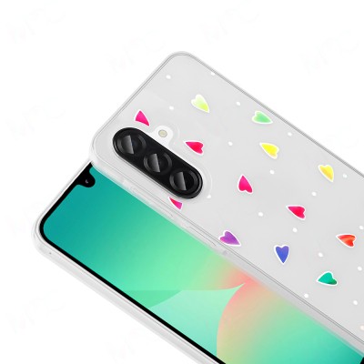 Galaxy A56 Kılıf Şeffaf Figürlü Zore Folk Sert Kapak - 14