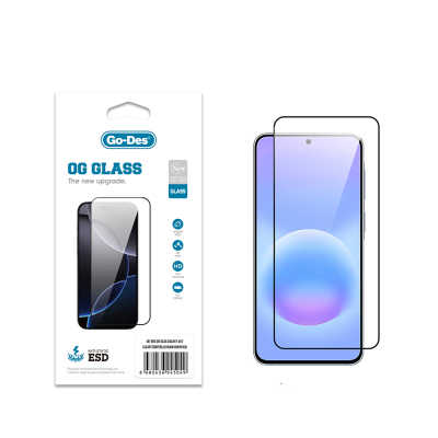 Galaxy A57 Go Des OG Glass Antistatik Temperli Cam Ekran Koruyucu - Go Des