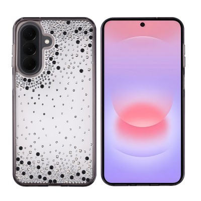 Galaxy A57 Kılıf Airbag Tasarımlı Damla Taşlı Şeffaf Zore Pera Silikon Kapak - 3