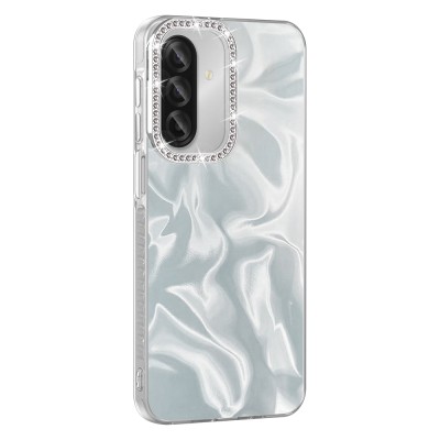 Galaxy A57 Kılıf Airbagli Parlak Taş Detay Tasarımlı Zore Esila Kapak - 6