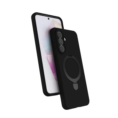 Galaxy A57 Kılıf M-safe Şarj Özellikli Standlı Zore Samara Kapak - 2