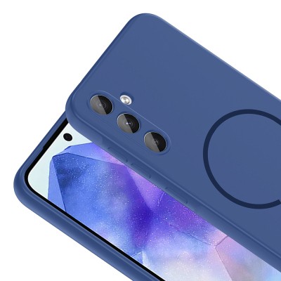 Galaxy A57 Kılıf M-safe Şarj Özellikli Zore Meta Kapak - 12