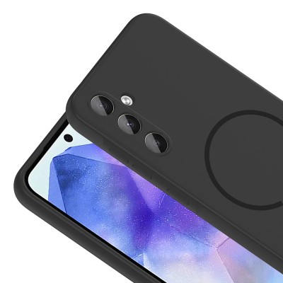 Galaxy A57 Kılıf M-safe Şarj Özellikli Zore Meta Kapak - 14