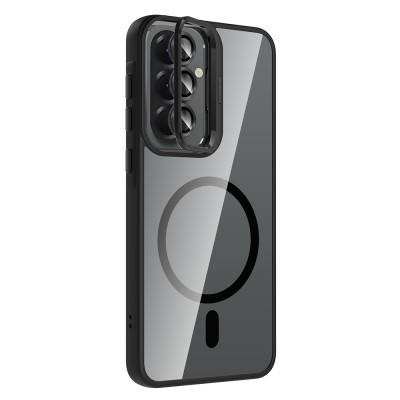 Galaxy A57 Kılıf Standlı ve Kamera Lens Hediyeli Zore Etro Kapak - 8
