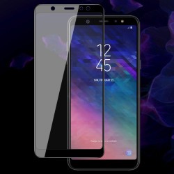 Galaxy A6 Plus 2018 Zore Kenarları Kırılmaya Dayanıklı Cam Ekran Koruyucu - 7