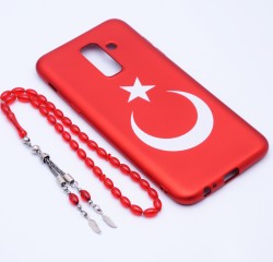 Galaxy A6 Plus 2018 Kılıf Zore Bayrak Silikon - 2