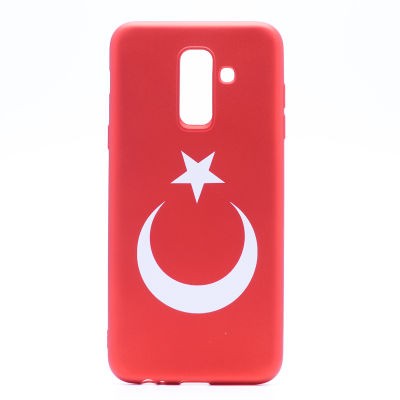 Galaxy A6 Plus 2018 Kılıf Zore Bayrak Silikon - 4