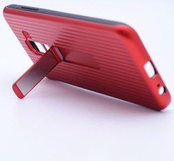 Galaxy A6 Plus 2018 Kılıf Zore Wave Standlı Mıknatıslı Kapak - 3